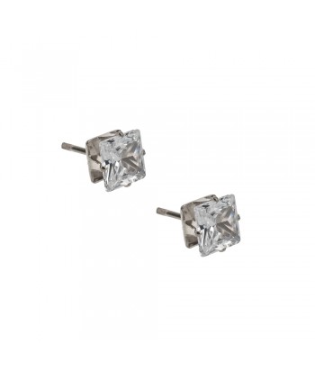 Earrings With Strass Design  cm 01568-1 Silver - 1