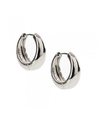 Hoop Earrings With Design 2298012 Silver - 1