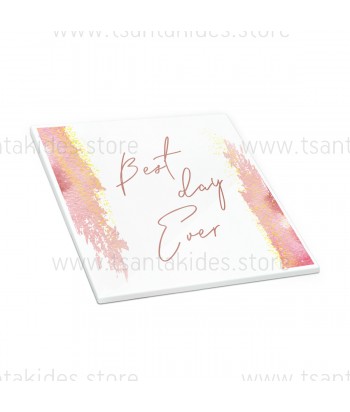 Wedding favor Ceramic Coaster Pink touches TS473 - 2