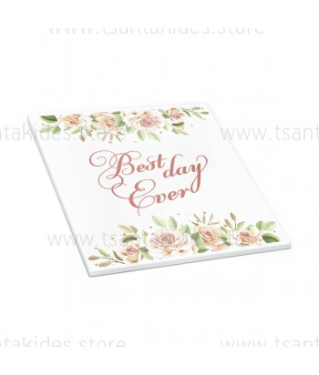 Μπομπονιέρα γάμου Κεραμικό Σουβέρ Στεφανάκι λουλουδιών TS476