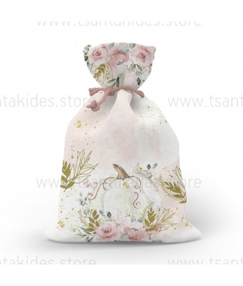 Baptism favors Pouch with Pumpkin Theme TS272 - 1