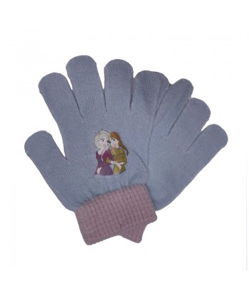 Kids Gloves With Frozen Pattern 26-0179 Blue - 1
