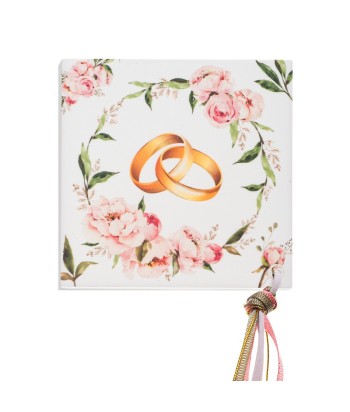 Wedding Favor Plexiglass Coaster with Flowers 01457102 - 1