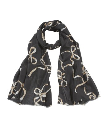 Women's scarf verde 03-2528 Black - 1