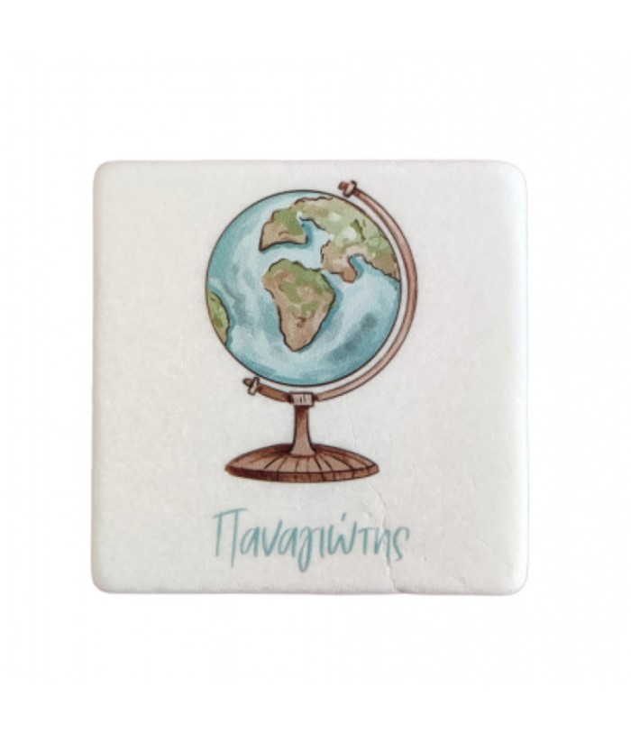 Baby Shower Favors Marble Coaster Globe EM-333 - 1