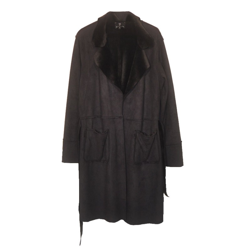 Black Fantazy Double-Sided Coat 9181-2 - 1