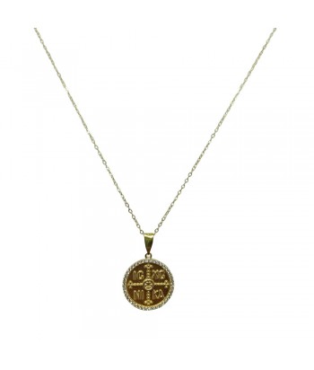 copy of Chain Necklace with Snake Design 01492-Gold - 2