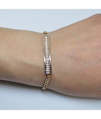 Steel Bracelet With strass Design