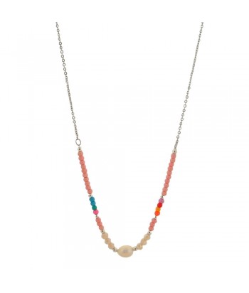 Necklace Handmade With Design 01492-541 Multicolor - 1
