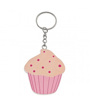 Baptism Favors Cupcake Keychain M7816 Pink - 1