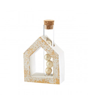 Wedding Favor Ceramic House with Pipe M4656-6 - 1