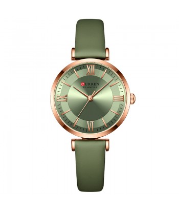 Γυναικείο ρολόι Curren 9079-1 Πράσινο - Rose Gold