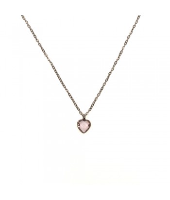 Steel Necklace With Heart Pattern 01492-648 Silver - 1