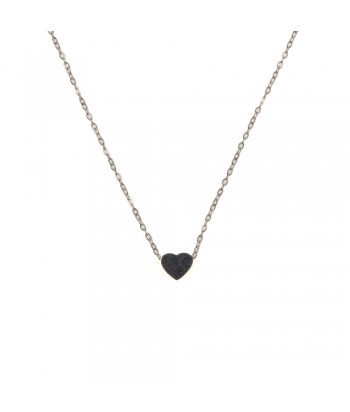 Steel Necklace With Heart Pattern 01492-652 Silver - 1