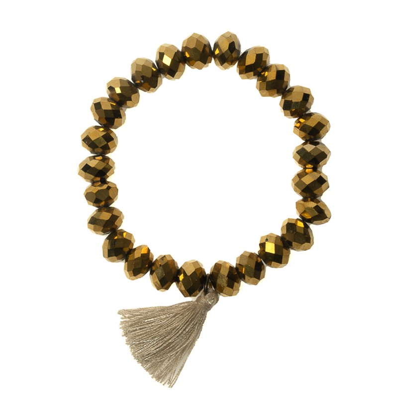 Βραχιόλι Γυναικείο Με Πέτρες Fantazy 18-001 Χρυσο