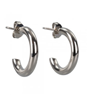 Hoop Earrings With Design 2112186 Silver - 1