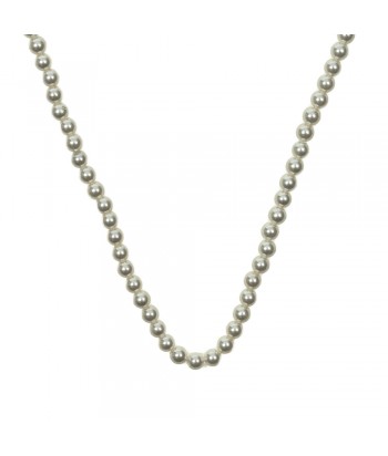 Women's Necklace With Pearl Design White 6942-6 - 1