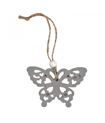 Gray Butterfly Baptism Favorite 208-8025 - 1