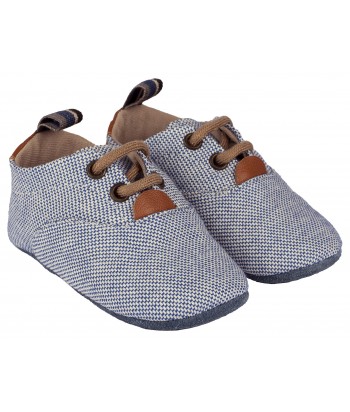 Babywalker Christening Shoe MI1064 Blue - 1