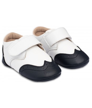 Babywalker Christening Shoe MI1117 White-Blue - 1