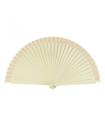 Women's wooden fans 23cm 04066 Ivory - 1