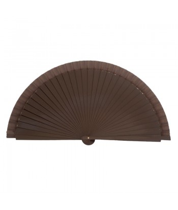 Women's wooden fans 23cm 04066 Brown - 1