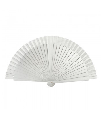 Women's wooden fans 04066 Silver - 1