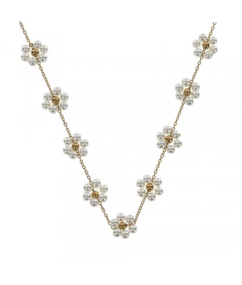 Handmade Necklace With Daisy Design 2206331 White - 1