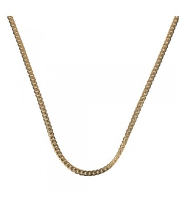 Necklace Men's Steel Chain With Pattern 2111287 Gold - 1