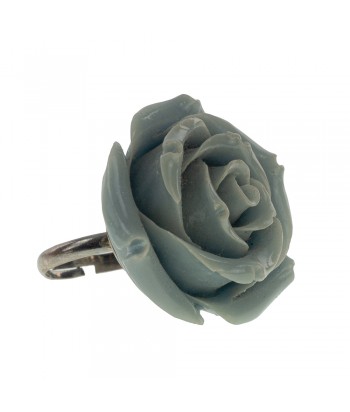 Γυναικείο Δακτυλίδι Με Σχέδιο Τριαντάφυλλο Α051 Μπλε