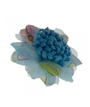 Γυναικείο Δακτυλίδι Με Σχέδιο Λουλούδι 10678 Μπλε