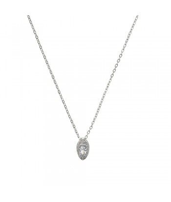 Steel Chain Necklace With Design 01492-671 Silver - 1