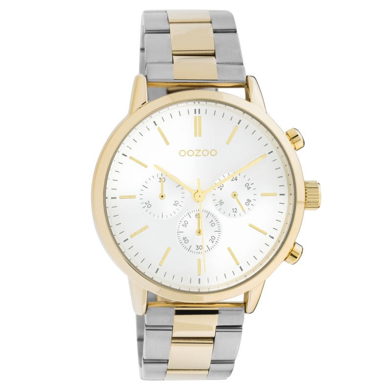Unisex Watch Timepieces oozoo C10860 Gold-Silver - 1
